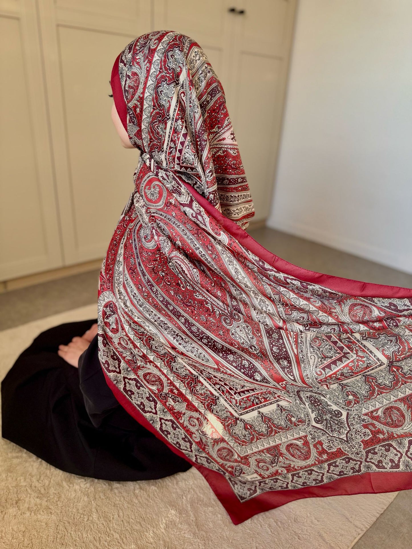Foulard Bordeaux