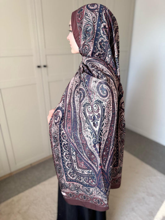 Châle Bordeaux Royal