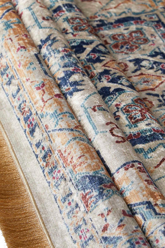 Tapis de Prière Velours Beige