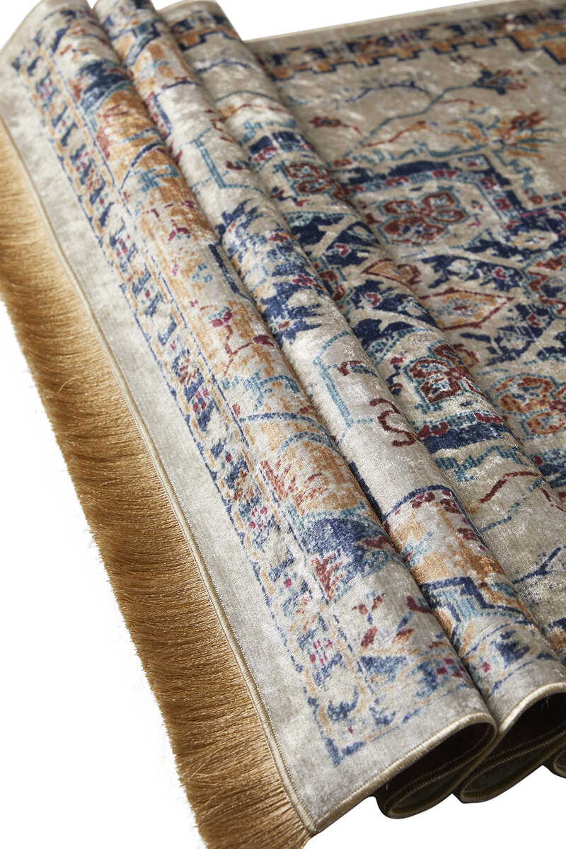 Turquoise Velvet Prayer Mat