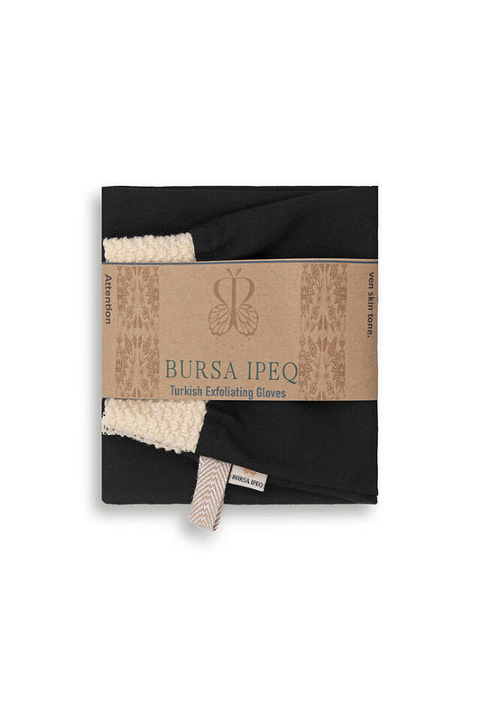 Gant Exfoliant pour le Bain et la Douche noir