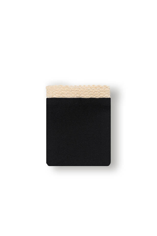 Gant Exfoliant pour le Visage Noir