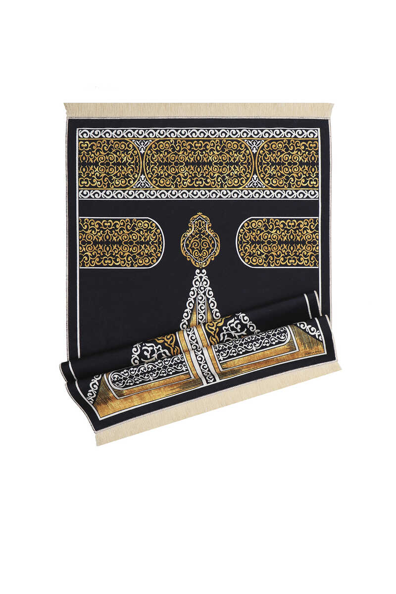Kaaba Velvet Prayer Rug
