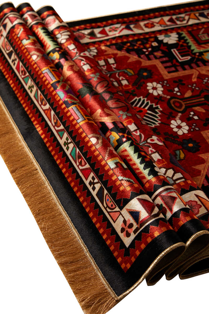 Kilim Velvet Prayer Rug