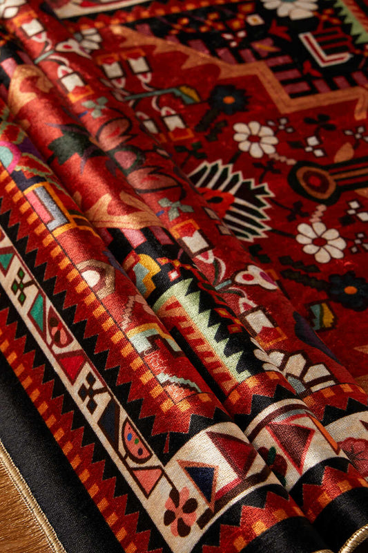 Tapis de Prière Velours Kilim