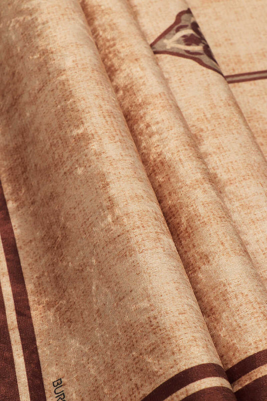 Tapis de Prière Velours Brun