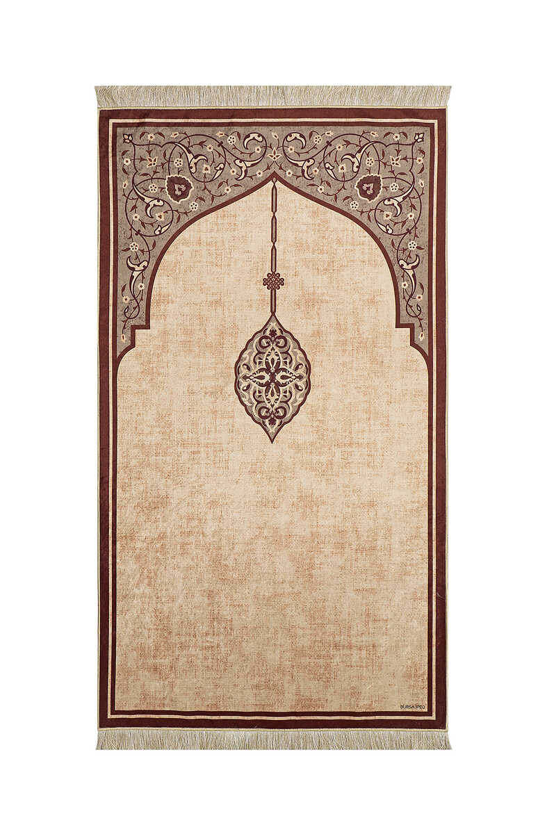 Turquoise Velvet Prayer Mat