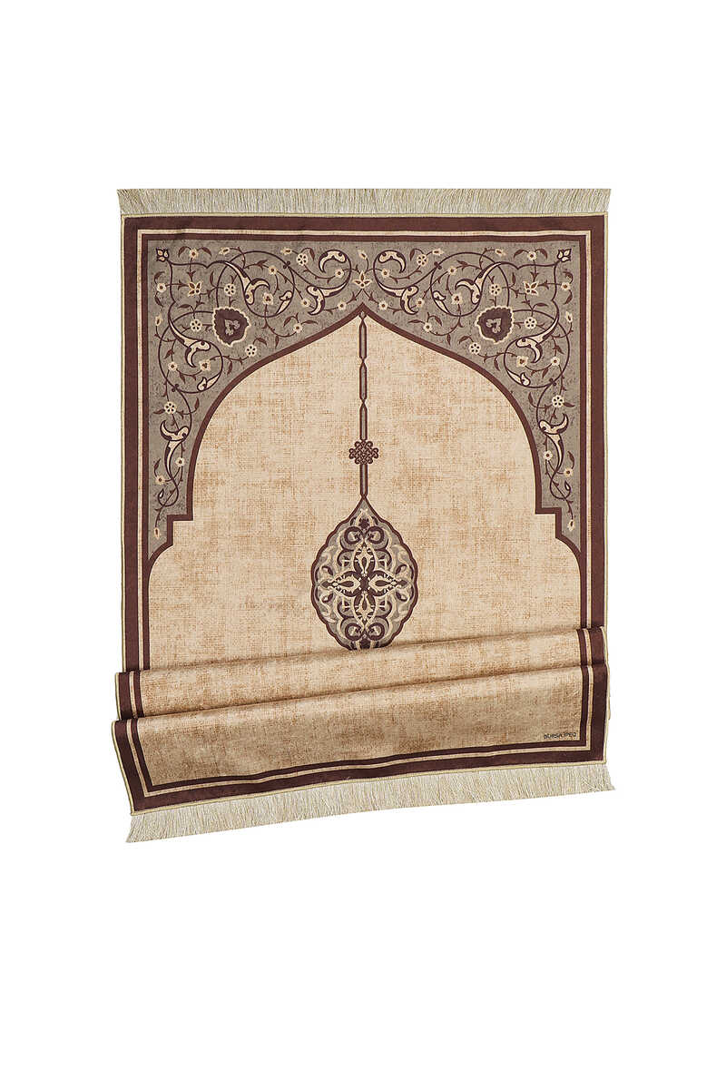 Turquoise Velvet Prayer Mat
