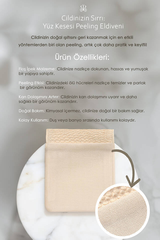 Gant Exfoliant pour le Visage Crème