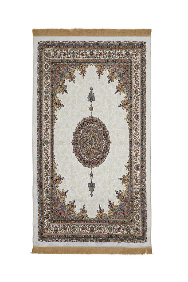 Turquoise Velvet Prayer Mat