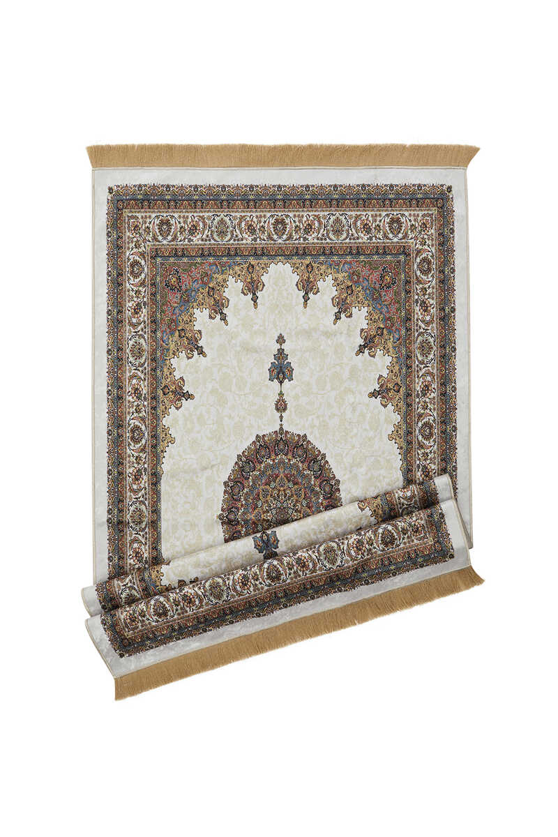Turquoise Velvet Prayer Mat