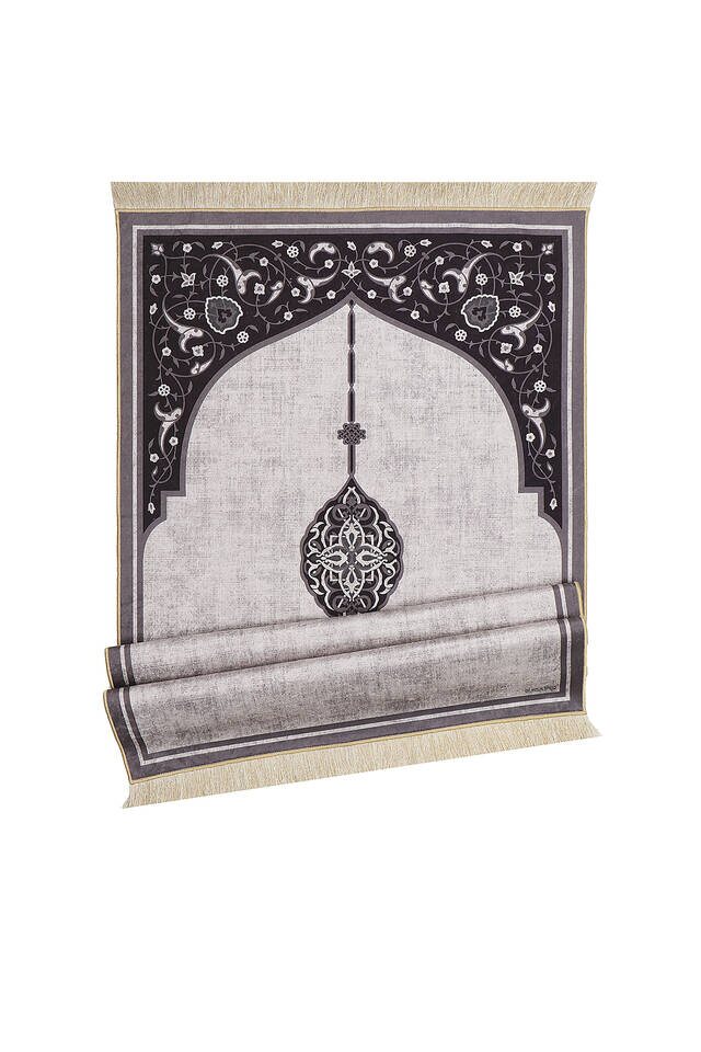 Turquoise Velvet Prayer Mat