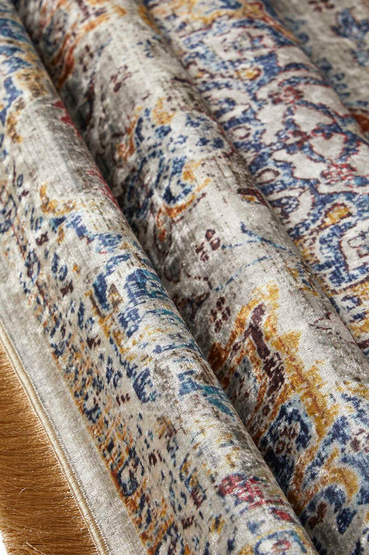 Tapis de Prière Velours Gris