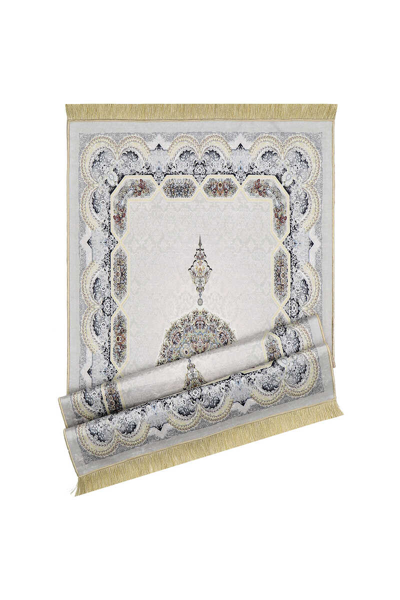 Turquoise Velvet Prayer Mat