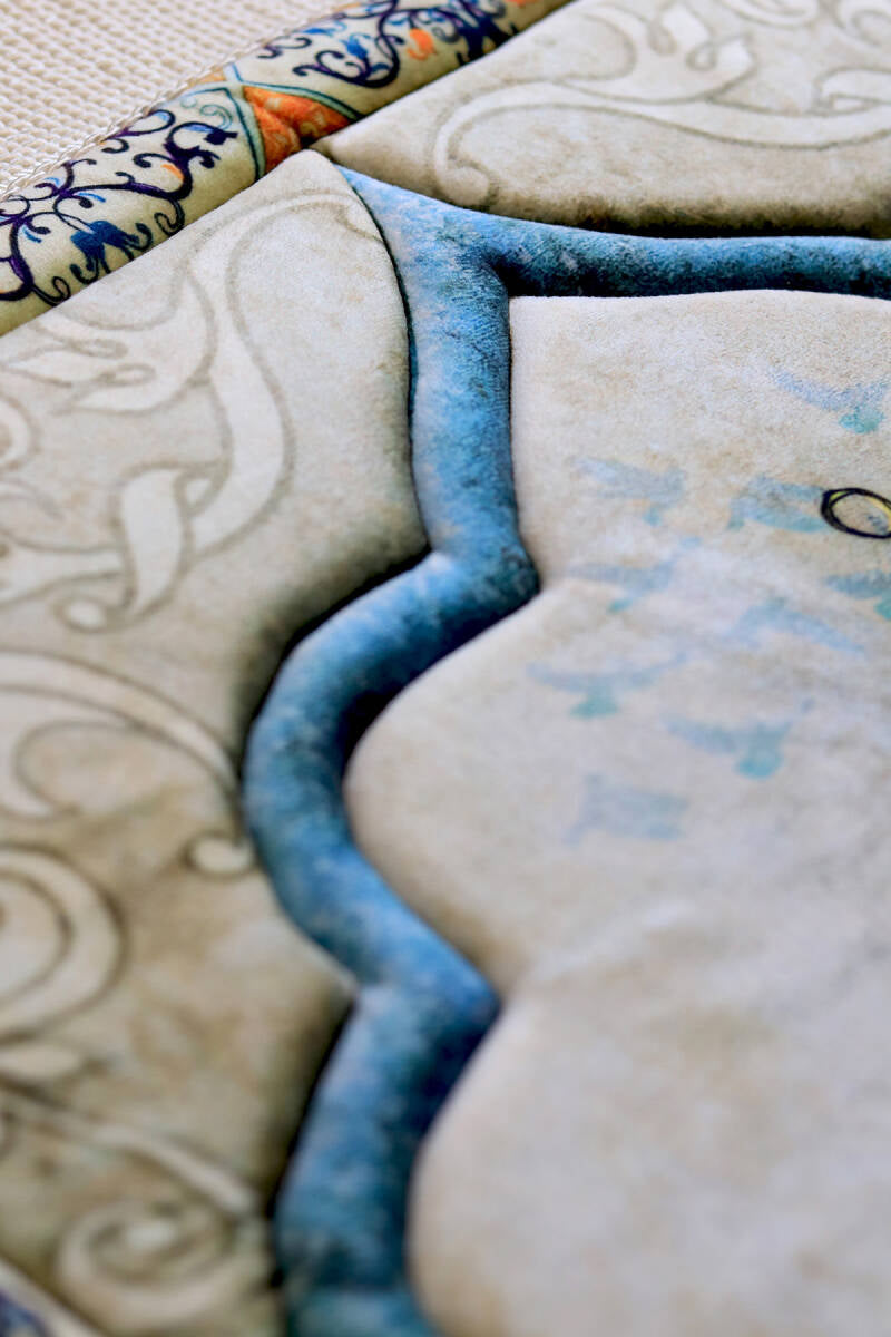 Tapis de Prière en Eponge Matelassé Al-Aqsa