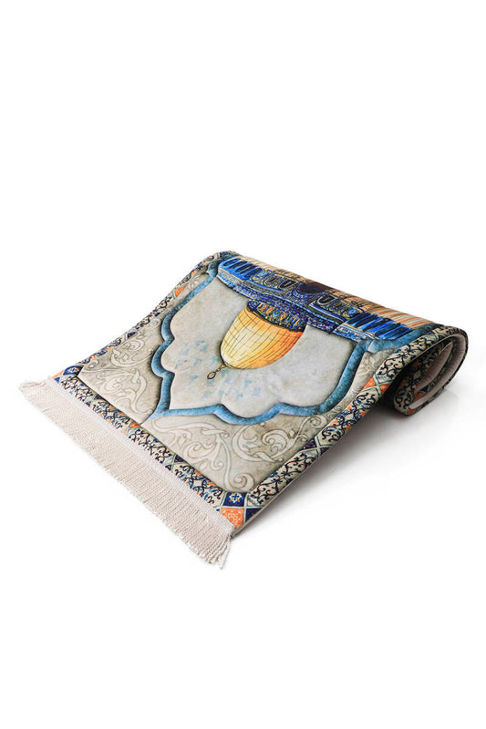 Tapis de Prière en Eponge Matelassé Al-Aqsa