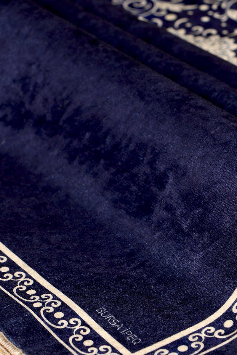 Turquoise Velvet Prayer Mat