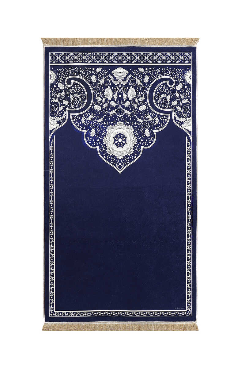 Turquoise Velvet Prayer Mat