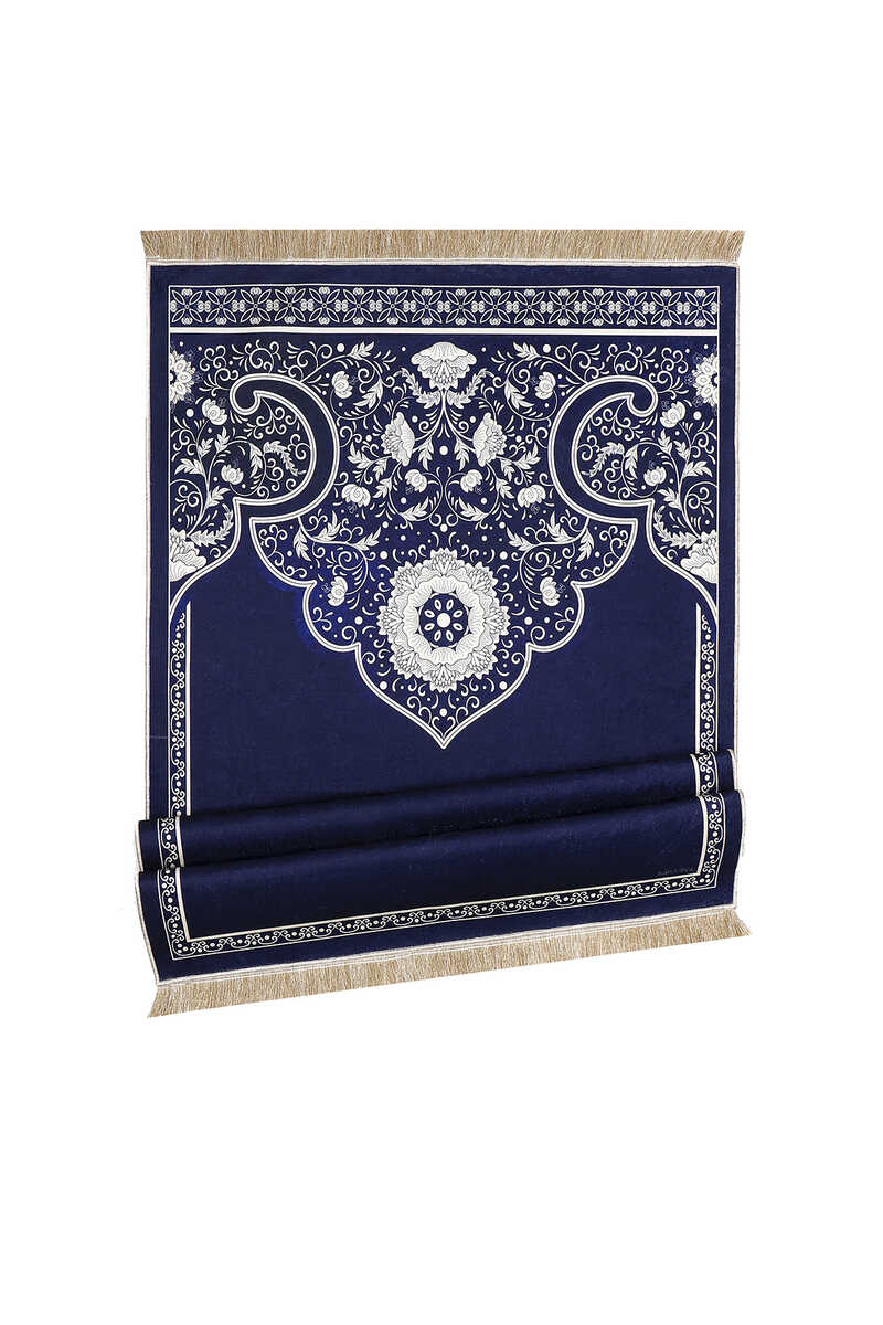 Turquoise Velvet Prayer Mat