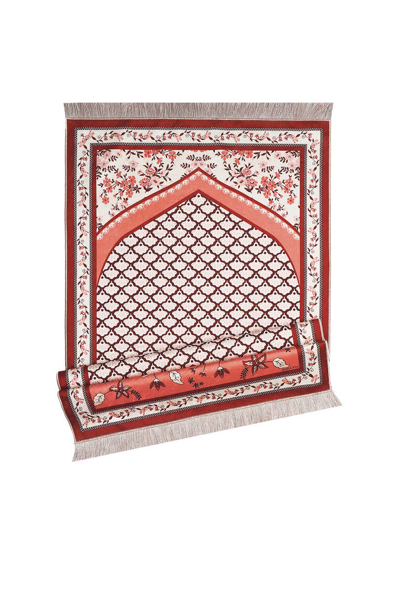 Turquoise Velvet Prayer Mat
