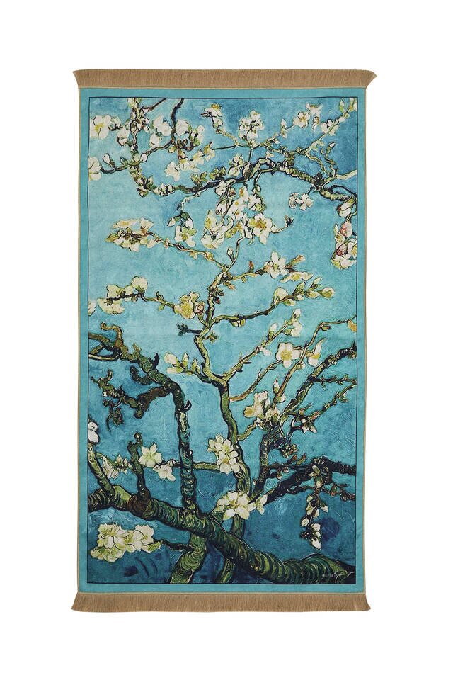 Turquoise Velvet Prayer Mat