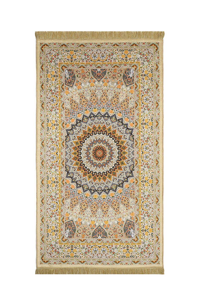 Turquoise Velvet Prayer Mat