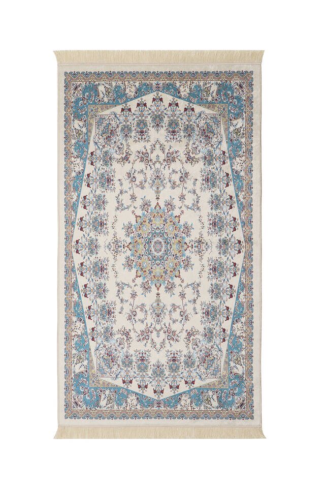 Tapis de Prière Bleu Beige